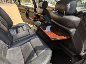 Rear seat trays